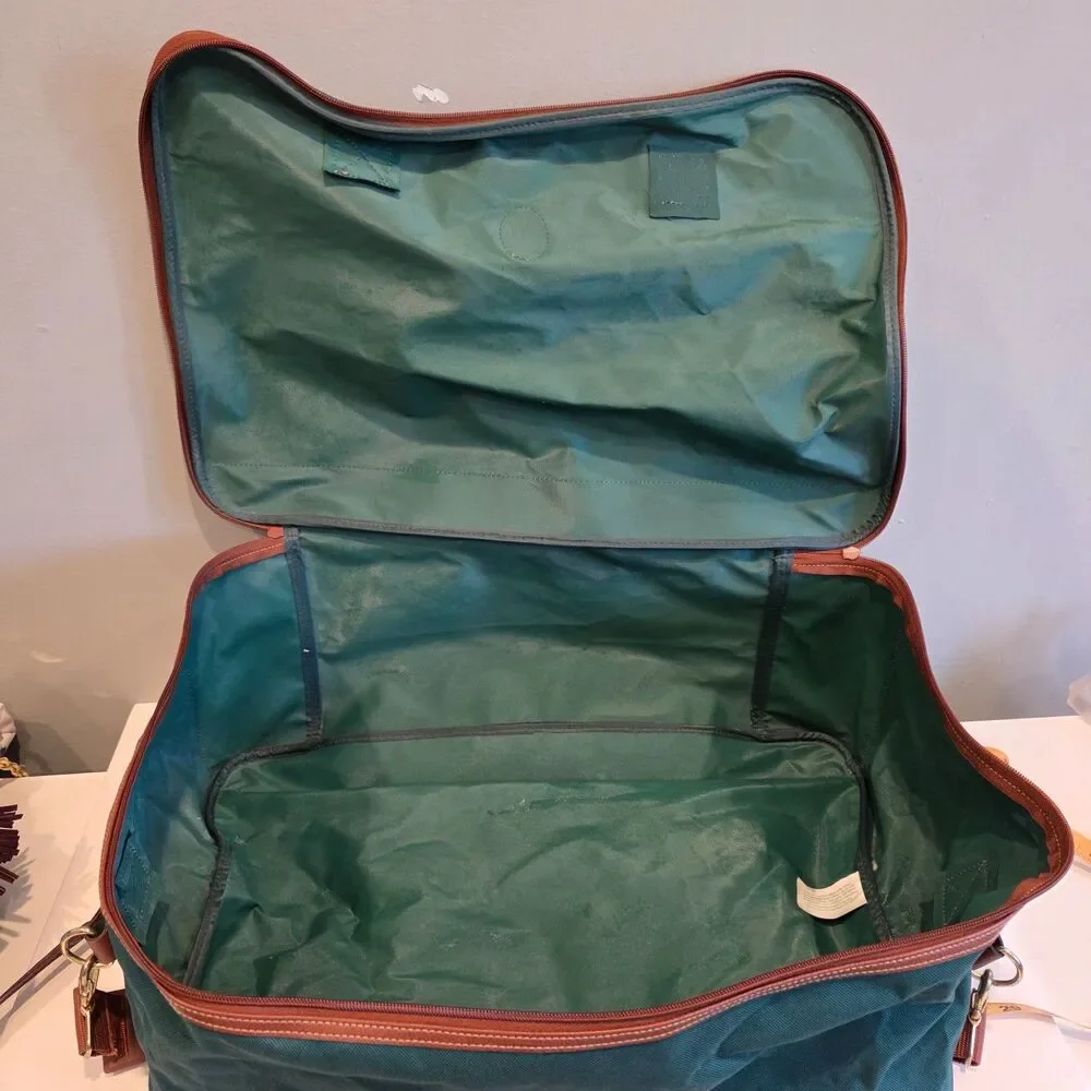 Vintage Polo Ralph Lauren Canvas Duffle Weekender Travel Bag Quiet Luxury
